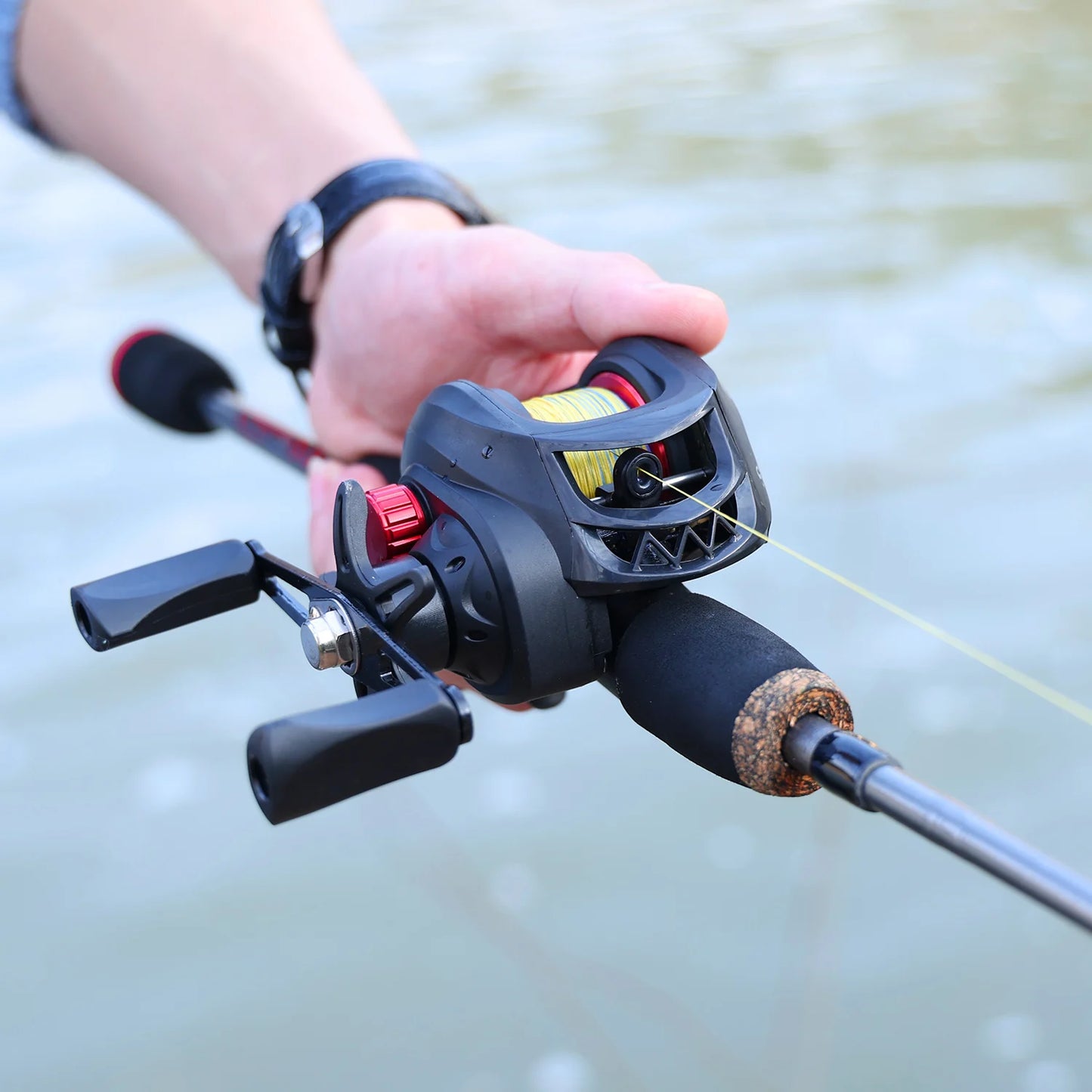 Sougayilang Baitcasting Fishing Rod and Reel Combo