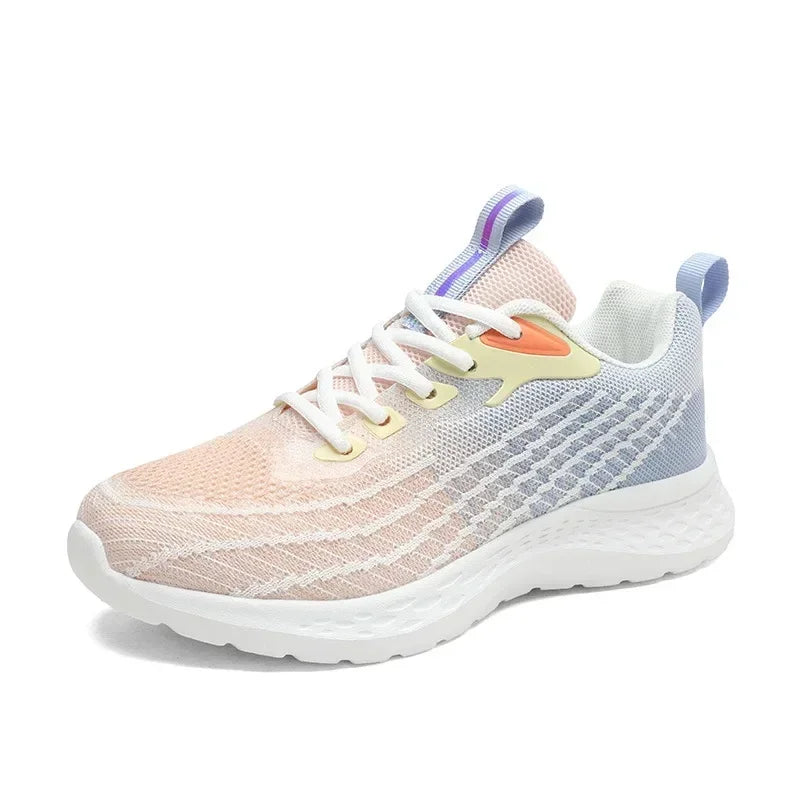 Women's Sports Shoes Spring 2025 New Knitted Casual Fashionable