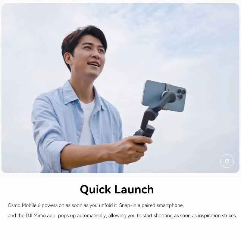 DJI Osmo Mobile 6 OM 6 Handheld Gimbal 3-Axis Stabilization