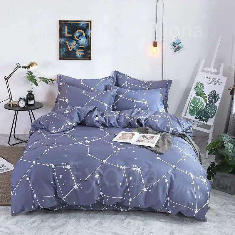 Single Double Duvet Covers Comfortable Suitable Cotton