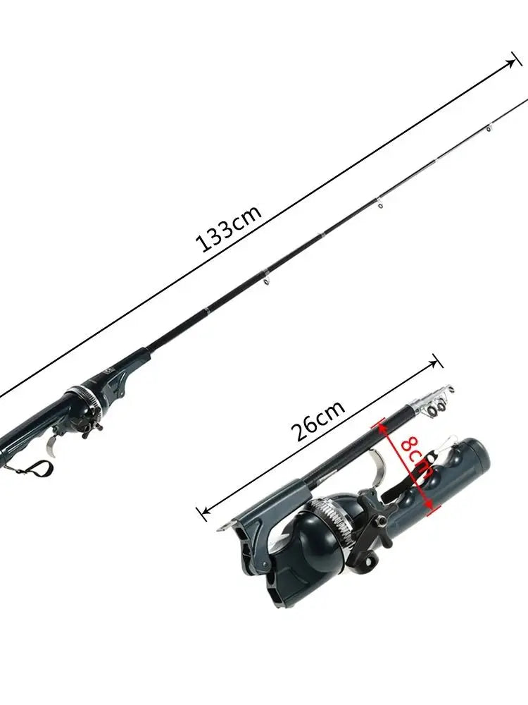 Travel Folding Mini Rod for Fish High Quality Foldable Fishing