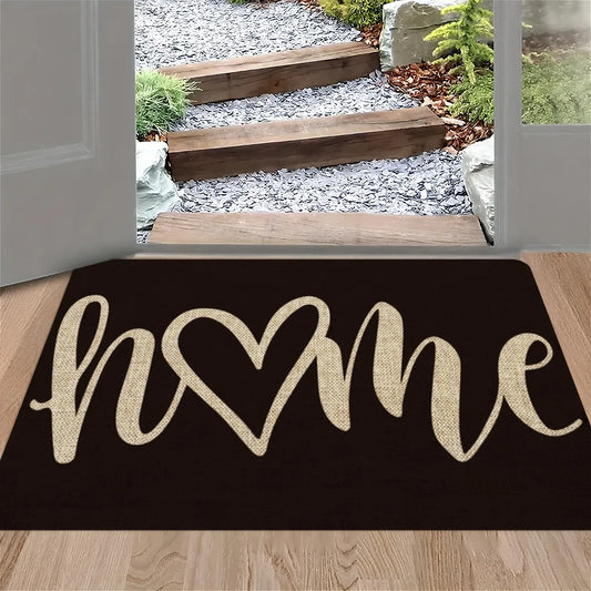 [Washable Doormat] Machine washable welcome doormat