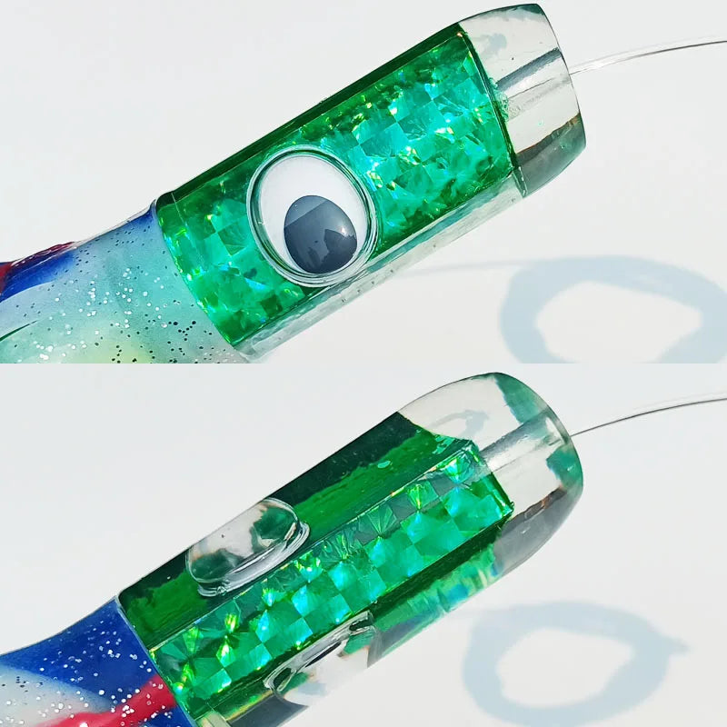 Trolling Fishing Lures, Rigged Skirted, Big Game, Marlin Tuna, Prowler, 13 ', 33cm