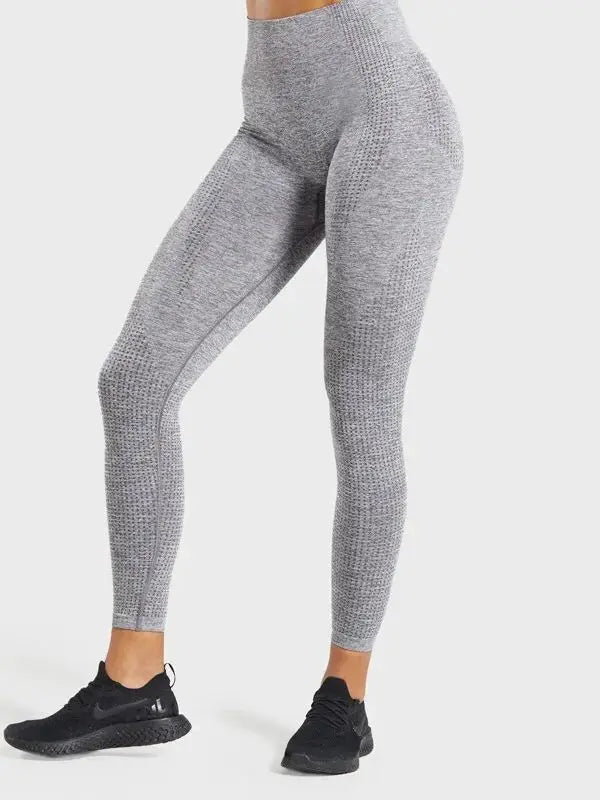 Legging met hoge taille, dames, glimlachlegging,