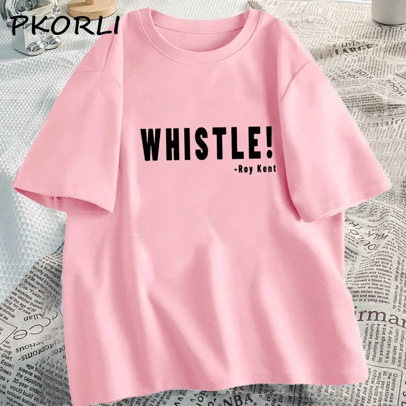 Whistle Roy Kent T Shirt Women Men Funny Ted Lassso