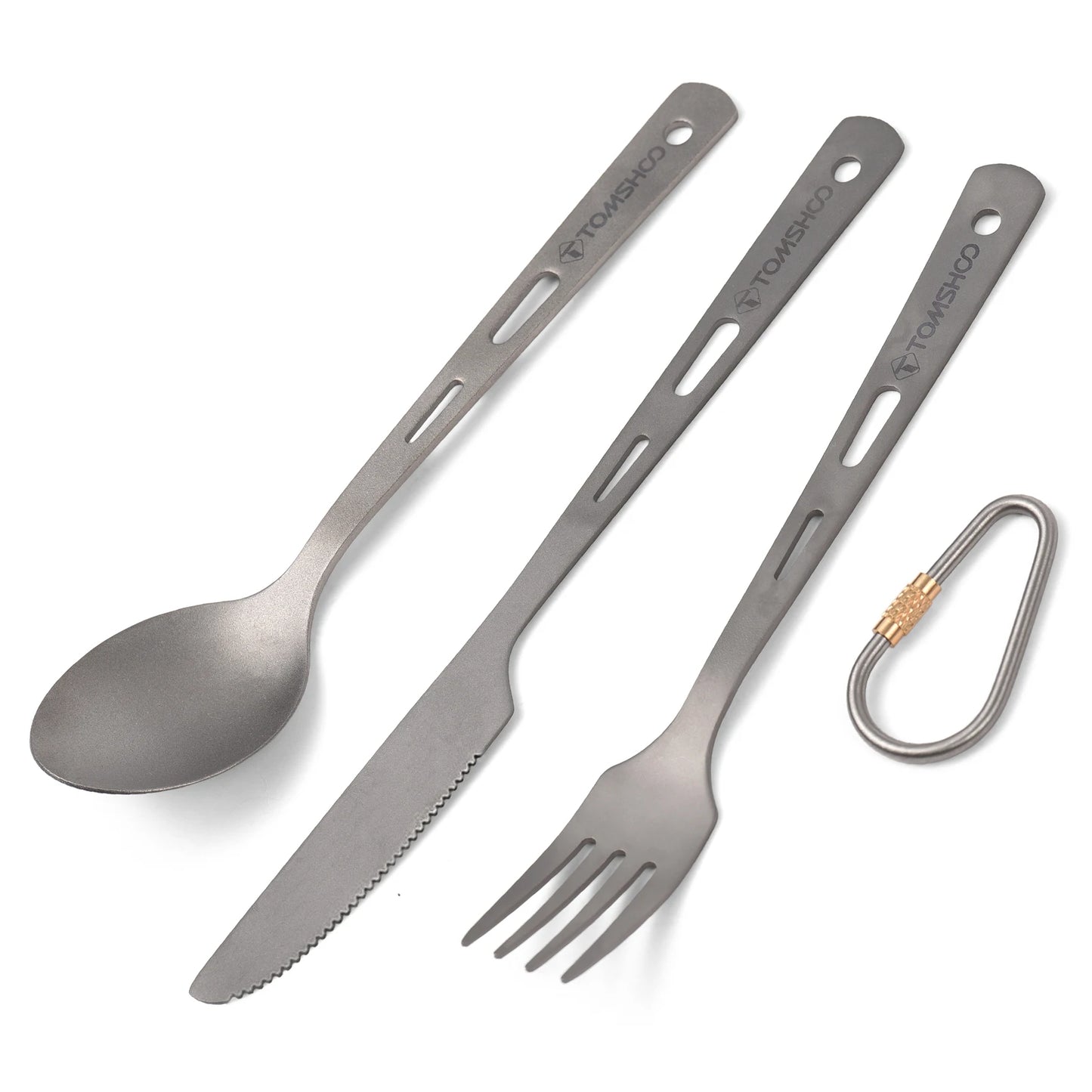 Titanium 3-delige bestekset, lichtgewicht