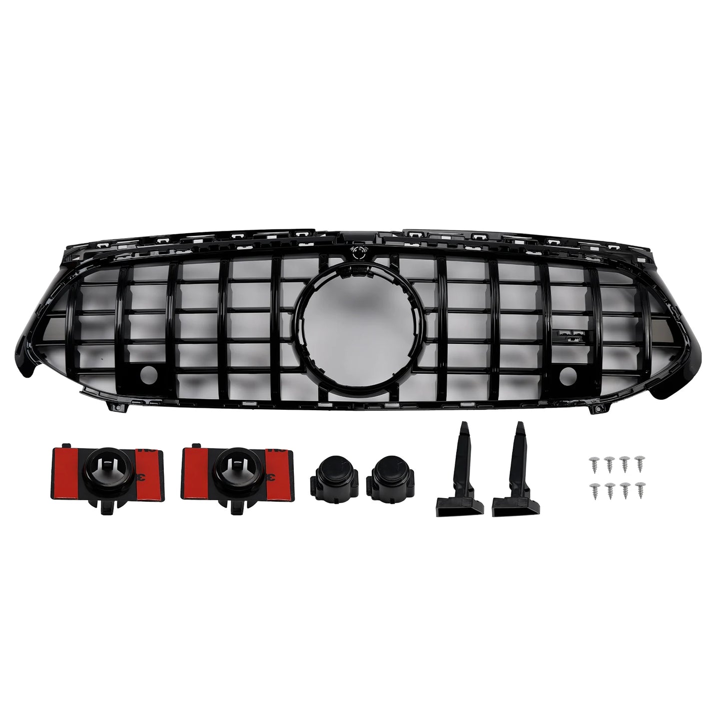 Gloss Black Front Grille Grill Fit for Mercedes A-Class W177 A35 A180 2023 2024 2025