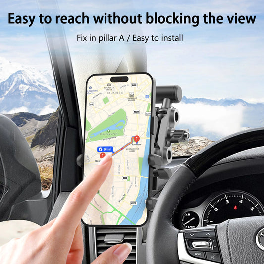 [Autohandgreep Armsteun Telefoonhouder] Auto A-stijl Mobiele