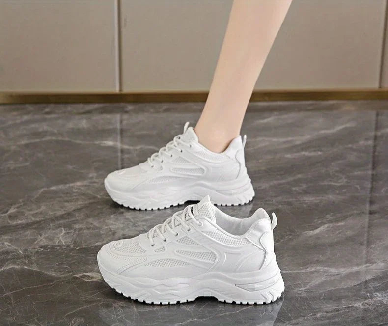 Sneakers Shoes for Women Sports Woman Footwear High on Platform