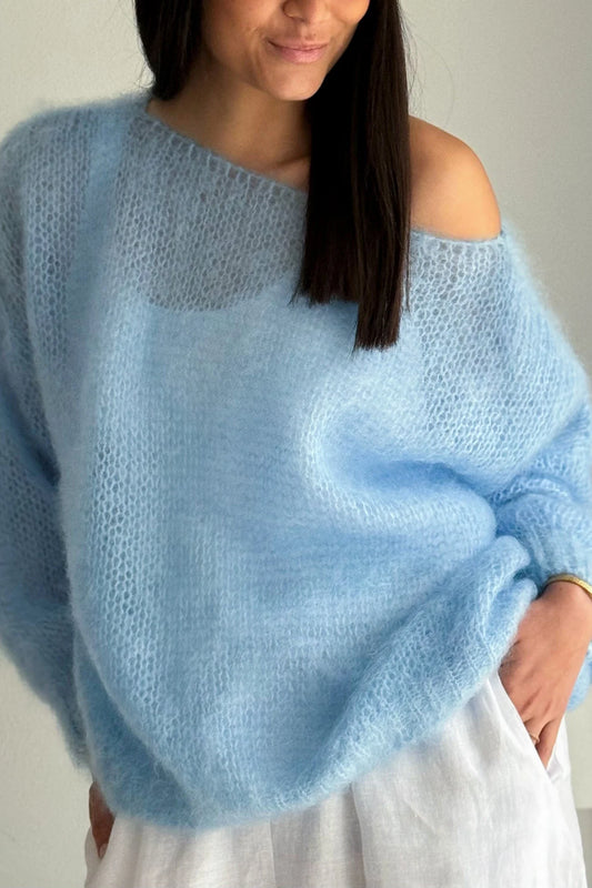 Women'S Casual Sweater   Soft  Comfortable Off Shoulder