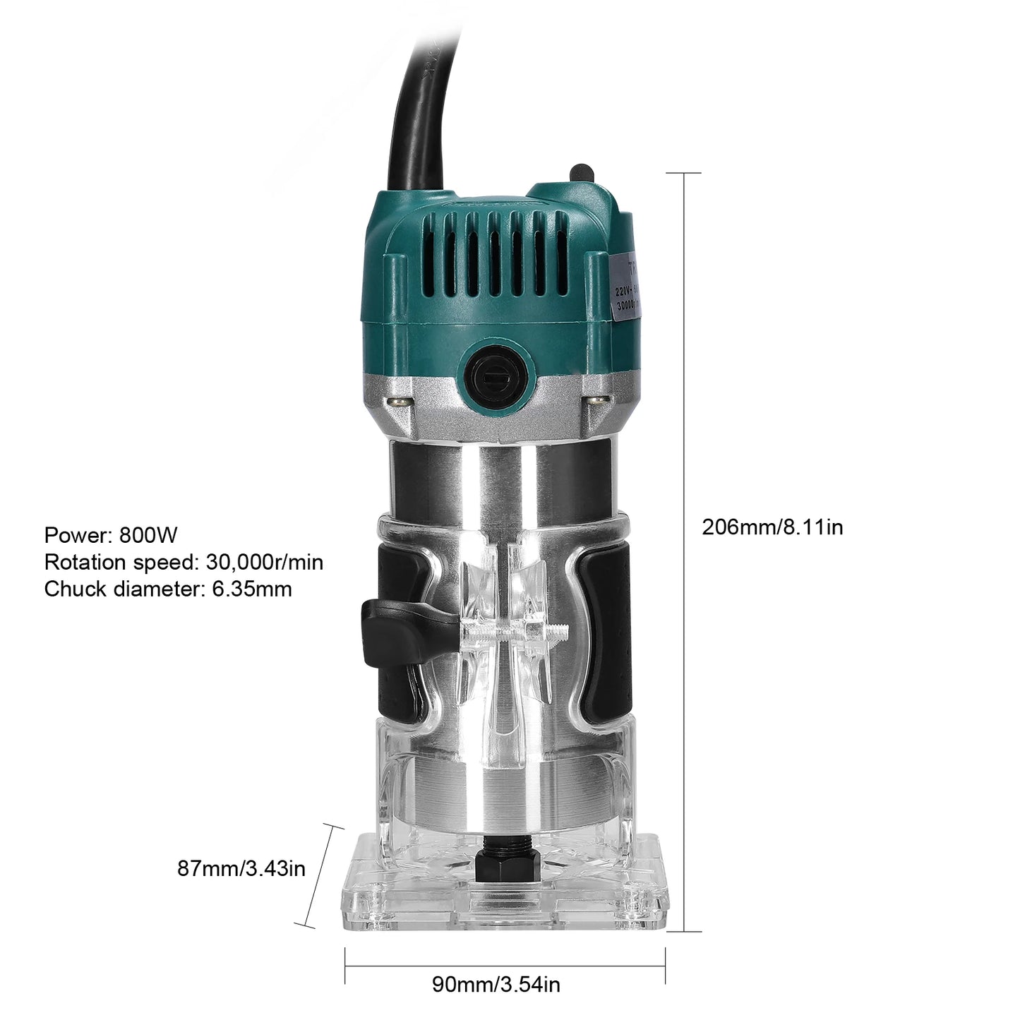 Woodworking Electric Trimmer Multifunctional