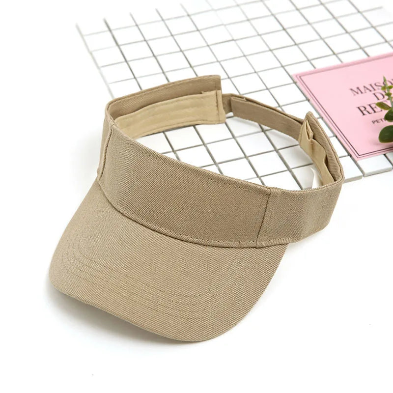 Sport Visor Hats Adjustable Empty Top Baseball Cap Sun