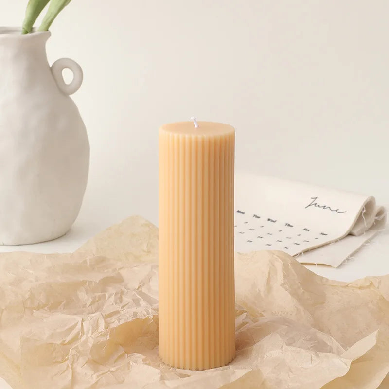 Pillar Candles Cylindrical gear candle household