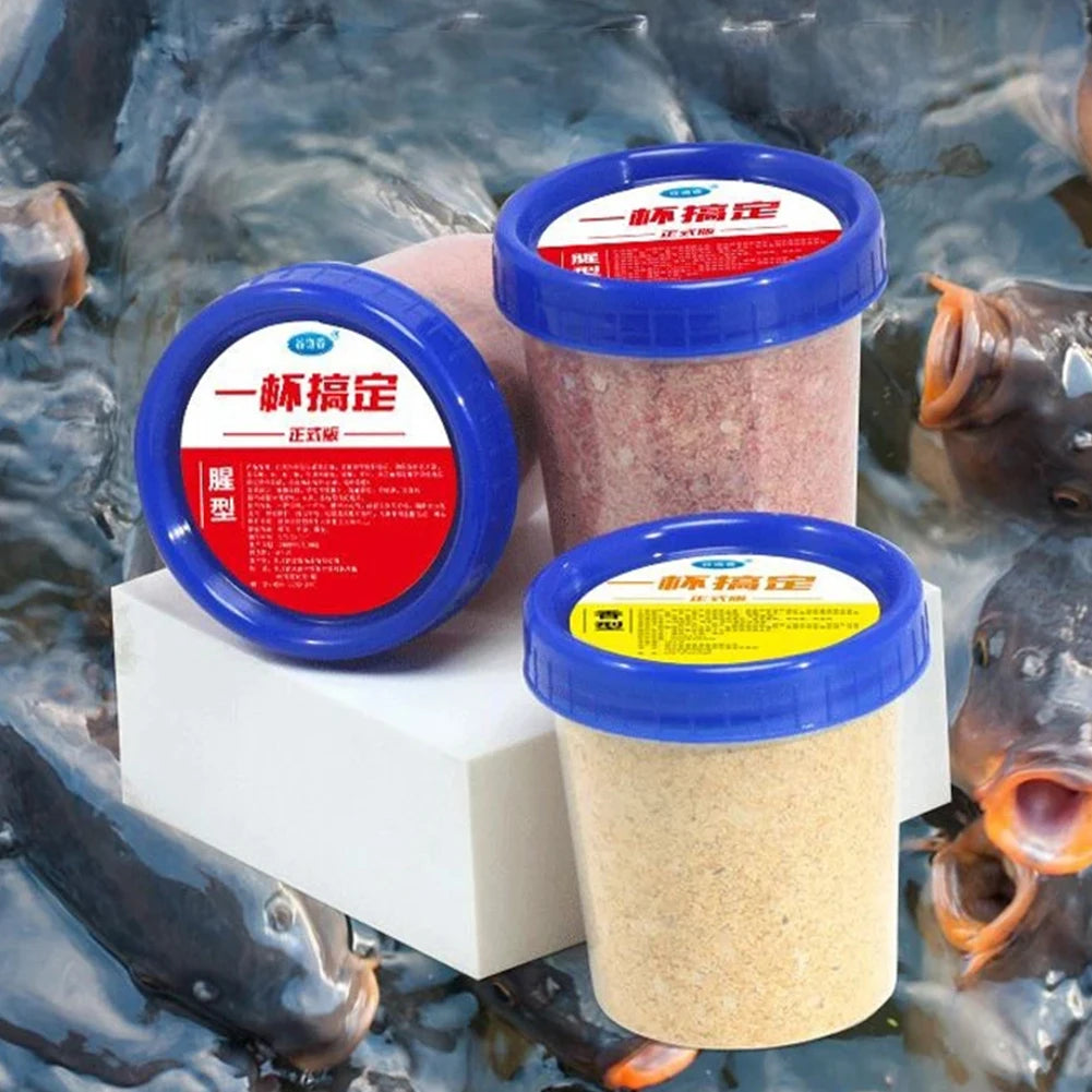 Comprehensive Fishing Bait Carp Grass Carp Crucian Efficient Attraction Stir Powdery Lure Fishing Attractant Fishing Powder Bait