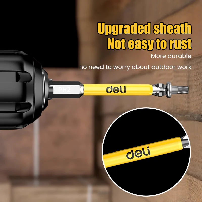 5/6Pcs Magnetic Screwdriver Bits Non-slip Shockproof