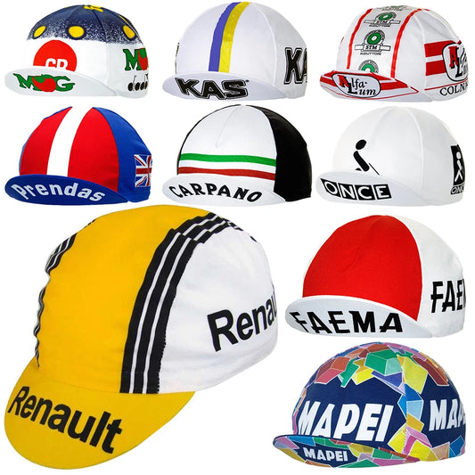 Fietsmutsen voor mannen en vrouwen, 9 stijlen, Retro