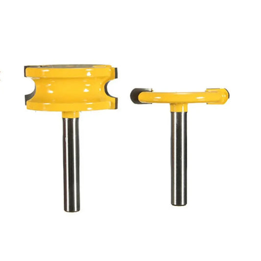 2Pcs Wood Router Bits 1/4" 1/2" Shank For Arc Floor