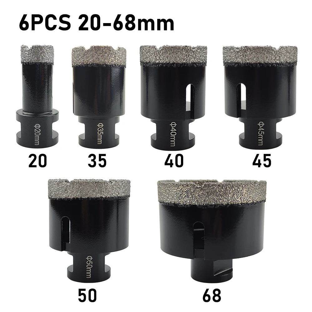 1 Pcs M14 Thread Diamond Dry Vacuum Brazed Drilling Core Bits