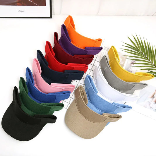Sport Visor Hats Adjustable Empty Top Baseball Cap Sun