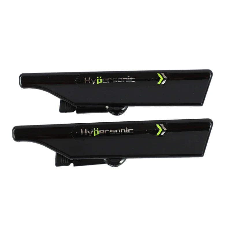 Hypersonic 4 Pcs Black Wiper Stand Windshield Wiper Wing