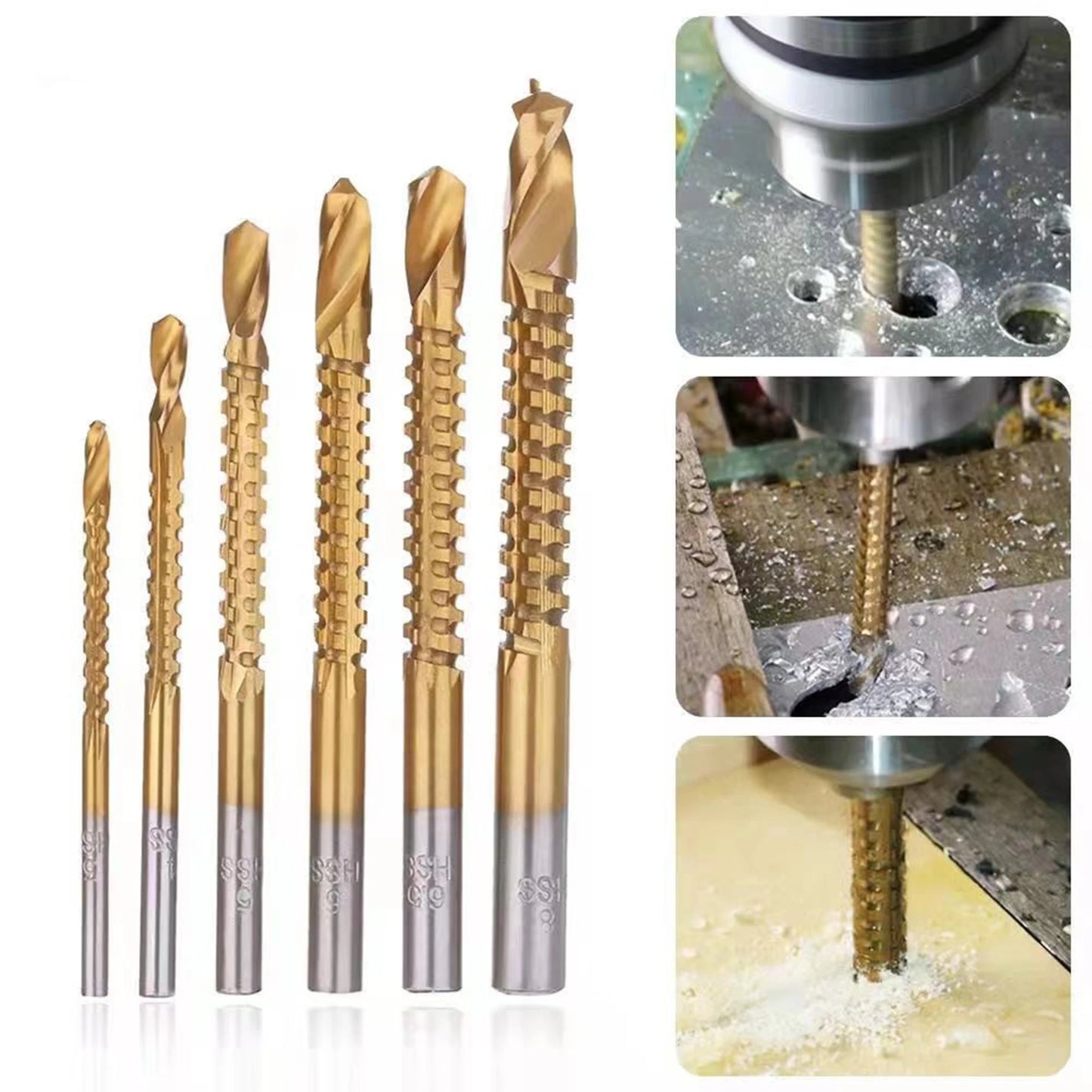 Sawtooth Drill for Wood Board Drilling And Slotting