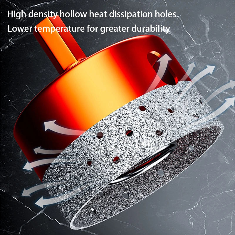 Diamond Brazed Core Dry Drill Bit for Porcelain Tiles Marble