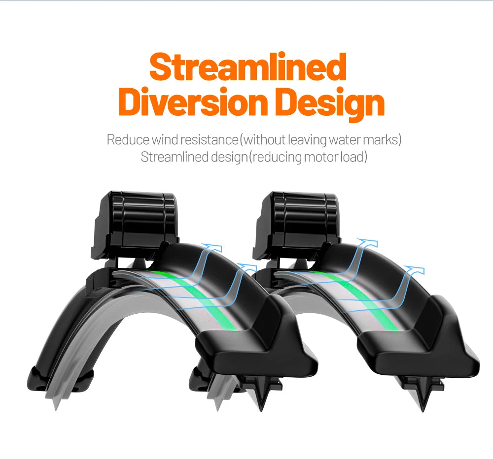 2 stuks voor Volvo S60 2000-2018 ruitenwisserbladen