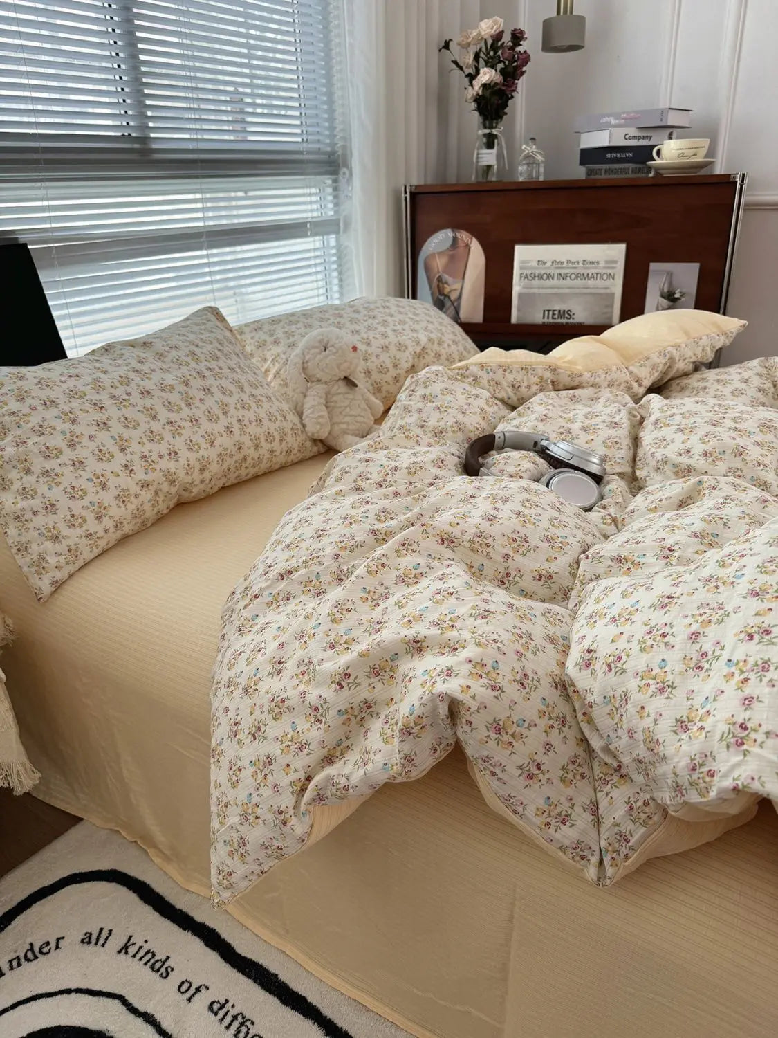 Duvet Cover Set  A-class Ultra Soft Jacquard Double-layer Yarn