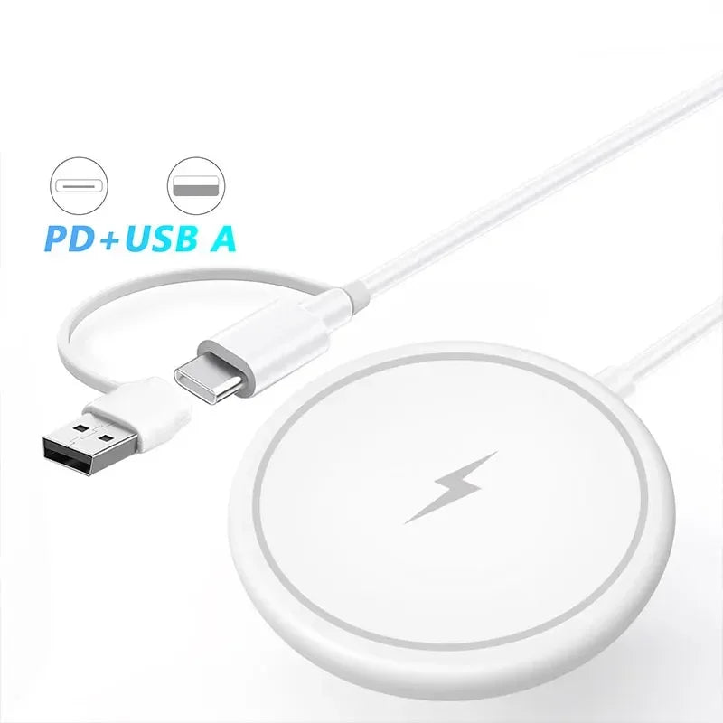 30W Magnetic Wireless Charger Pad for iPhone 15 14 13 12 11 Pro