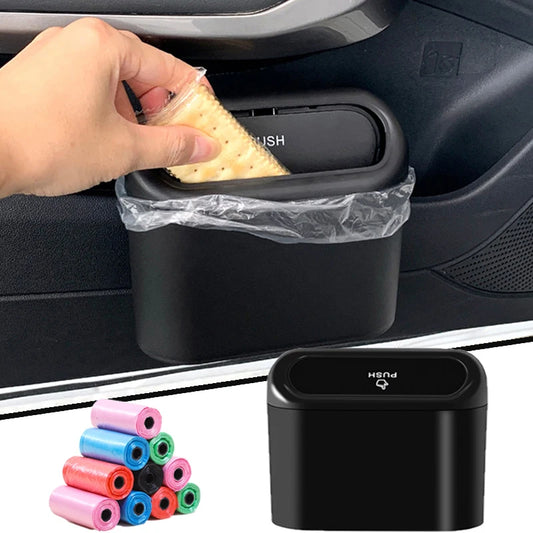 Car Trash Can Universal Car Door Hanging Trash Bin Small
