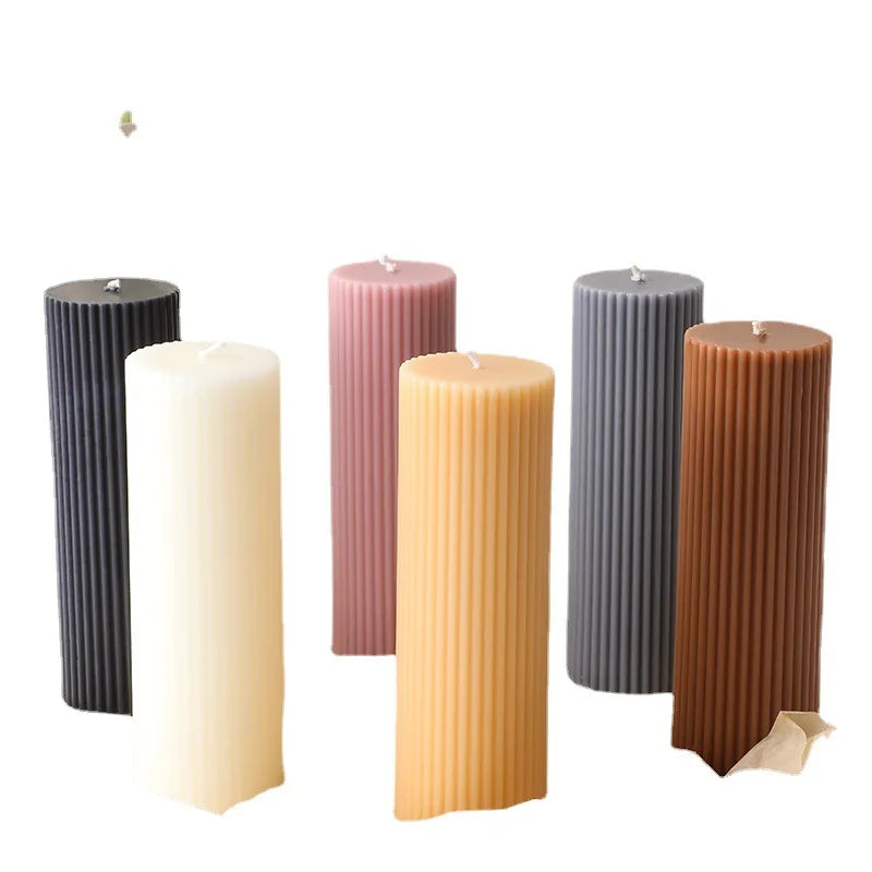 Pillar Candles Cylindrical gear candle household
