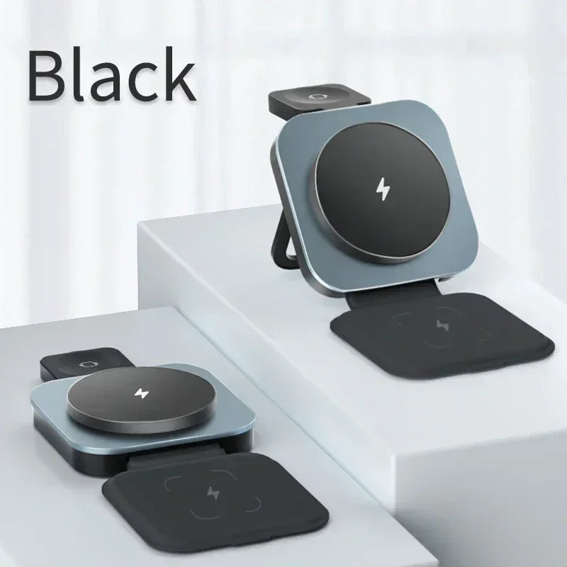 Metal 30W Magnetic Wireless Charger Pad For iPhone 15 14 13 12 Pro Max