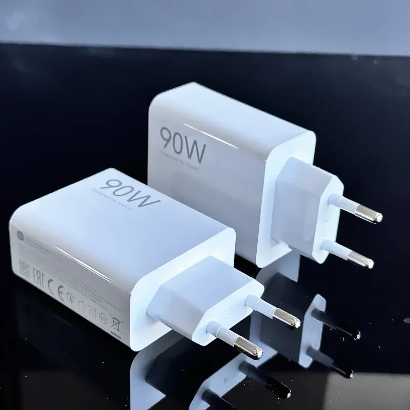 Original Xiaomi Usb Charger 90w EU Turbo Fast Charge Power Adapter Xiao Mi 15 14 13 Ultra 13t Pad 6 Redmi Note 13 Pro 11 Poco X7