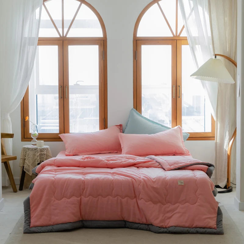 2025 New Japanese Polyester-Cotton Quilted Summer Duvet -