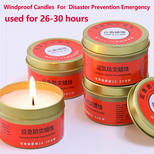 Windproof Candles 30 Hour Light Long Lasting