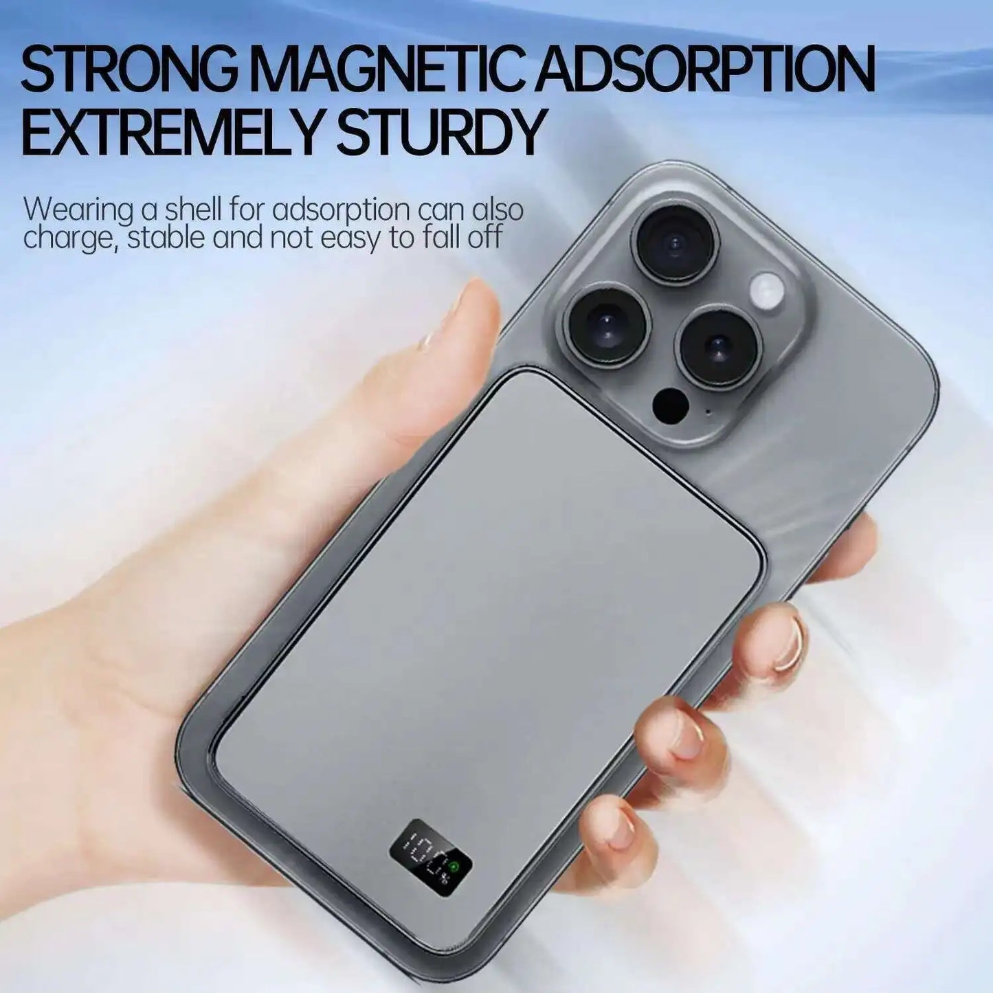 Xilecaly Ultra thin Alloy Powerbank Magnetic Power Bank
