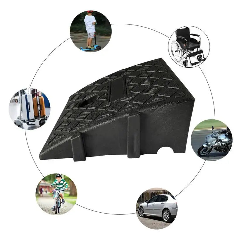 Car Curb Ramp Heavy Duty PVC Ramps For Driveway