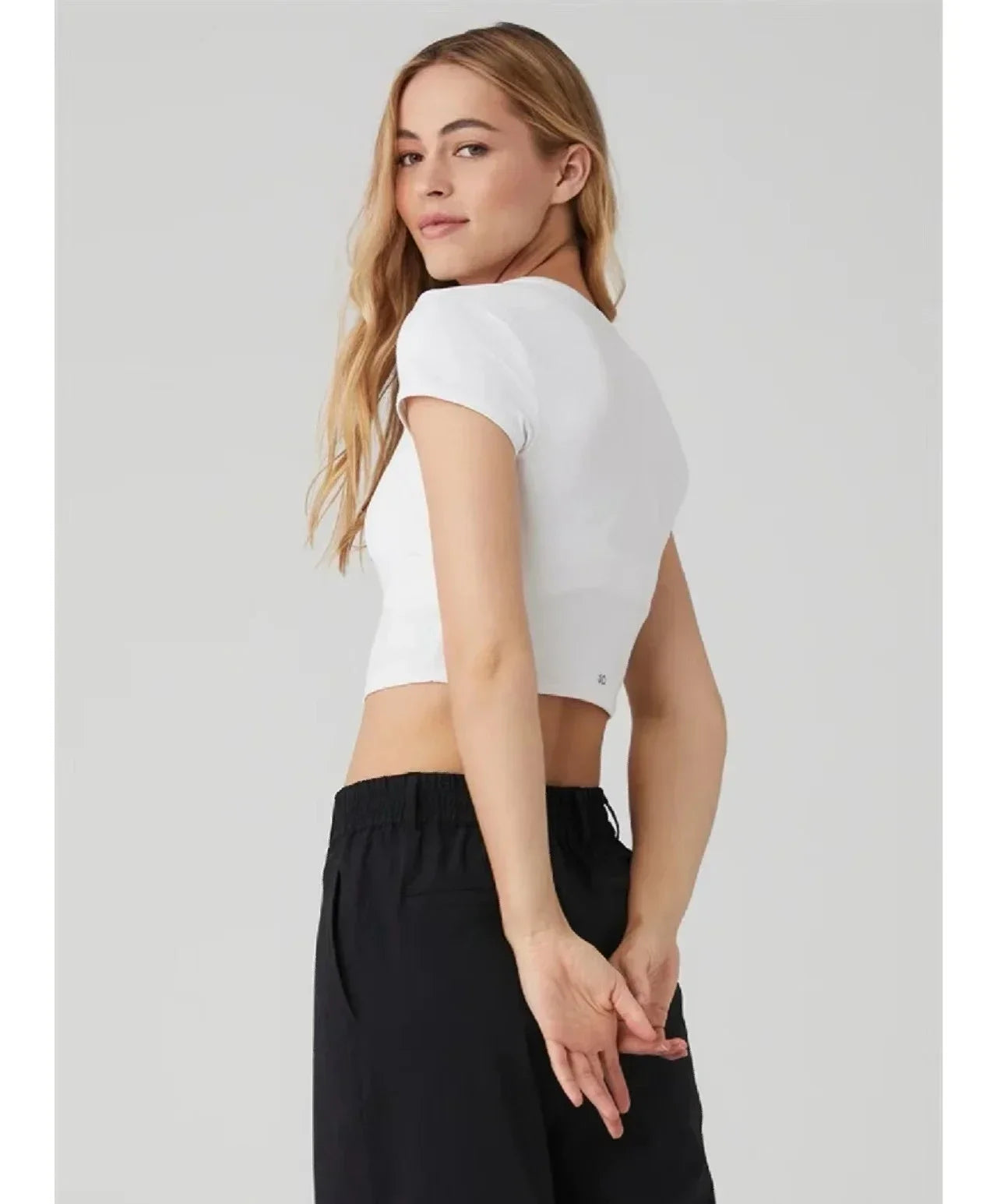 Women T-shirts 2025 Tops Solid Short Sleeve Loose O-neck