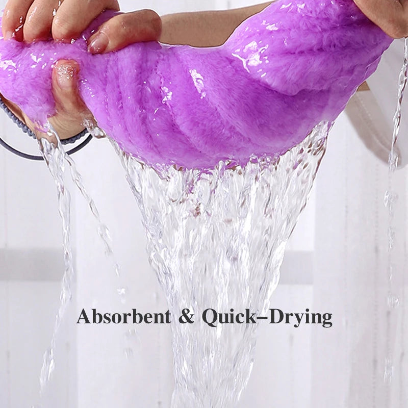 2PC Bath Towels Set Super Soft Highly Absorbent Quick-drying