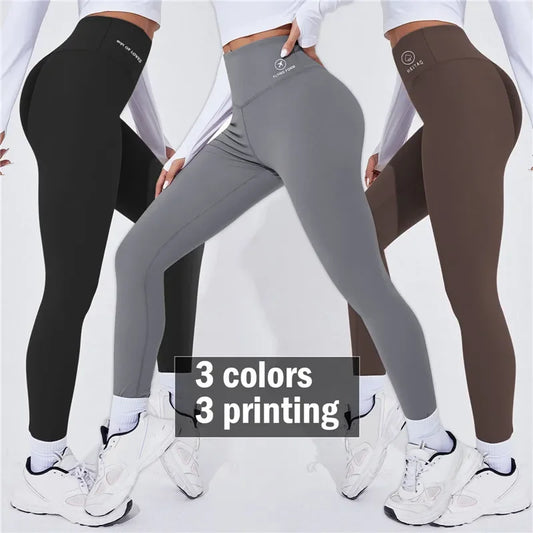 Hoge taille yoga legging, warme sportlegging