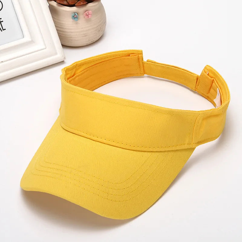 Sport Visor Hats Adjustable Empty Top Baseball Cap Sun