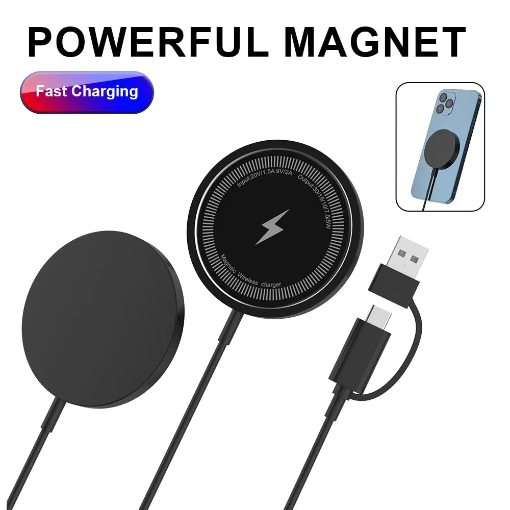 30W Magnetic Chargers Fast Wireless Charger