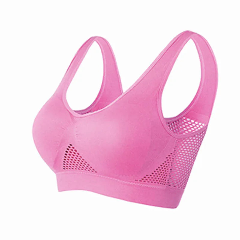 Ademende sportbeha Top Fitness Dames Beha