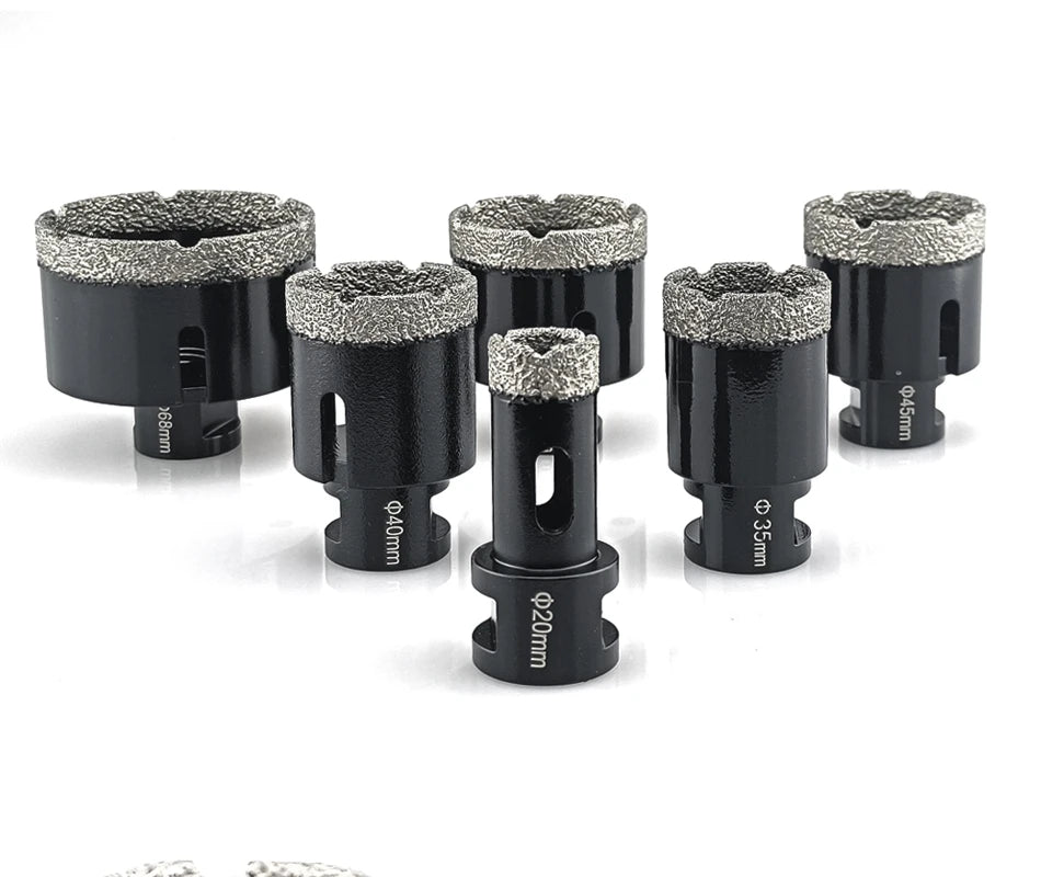 1 Pcs M14 Thread Diamond Dry Vacuum Brazed Drilling Core Bits