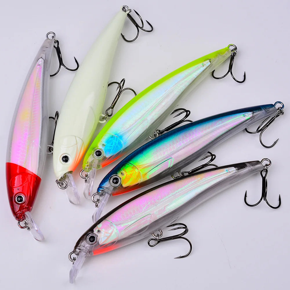 Fish Bait Floating in Water, 40g Biomimetic Artificial Plastic Hard Bait,