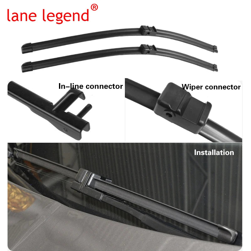 Ruitenwisserbladen voor Volkswagen VW Touran 2003 2004 2005 2006 Voorruit Voorruit 28"+28"+16"