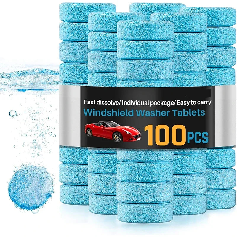 Geconcentreerde tabletten voor ruitenwisservloeistof voor auto's,