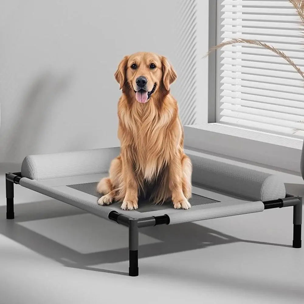 Washable Mesh Elevated Dog Beds Removable Breathable