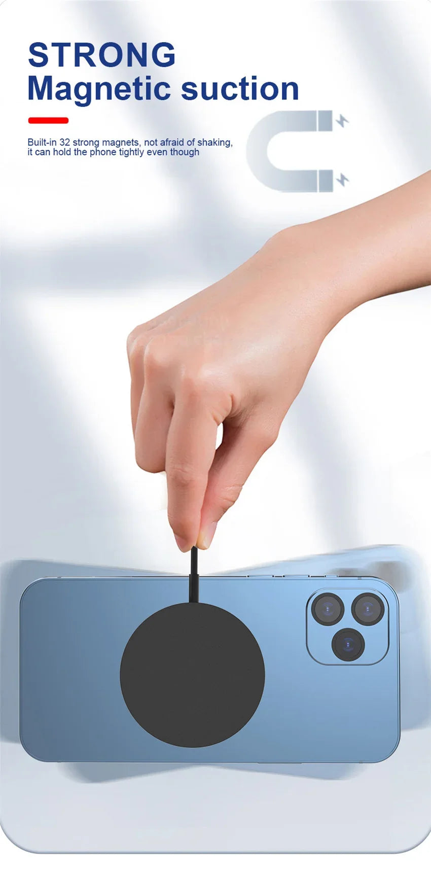 30W Magnetic Chargers Fast Wireless Charger