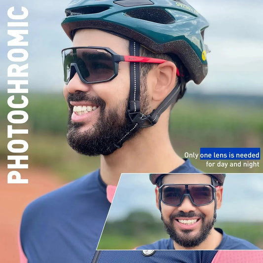 Cycling Glasses Photochromic Sunglasses Men Women Mountain